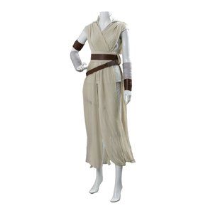 Star Wars:The Rise of Skywalker Rey Outfit Dress Cosplay Costume for Adults
